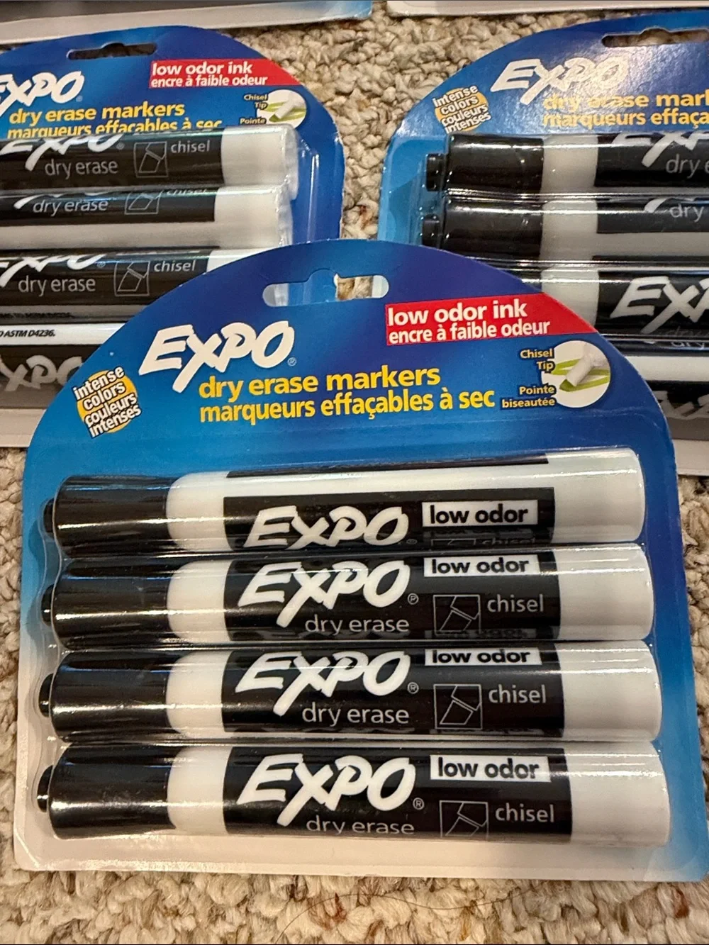 8pks Expo Black Markers